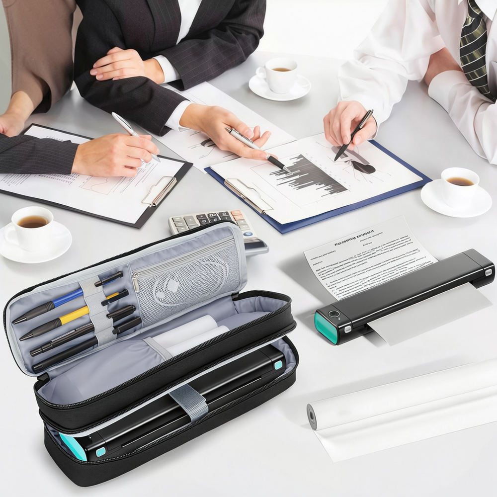 Tech Accessories Travel Organizer Pouch - Przenośne etui do przechowywania długopisu skanującego,